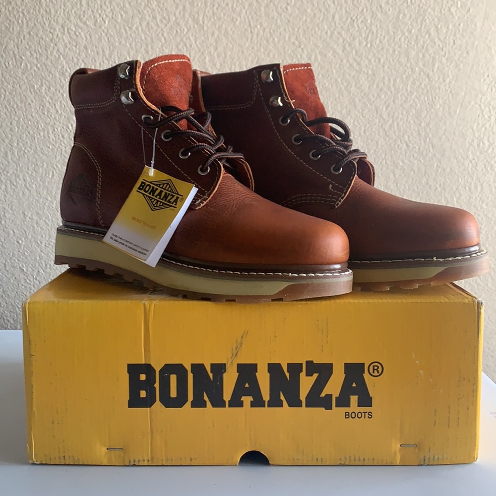 Bonanza Steel toe boots
